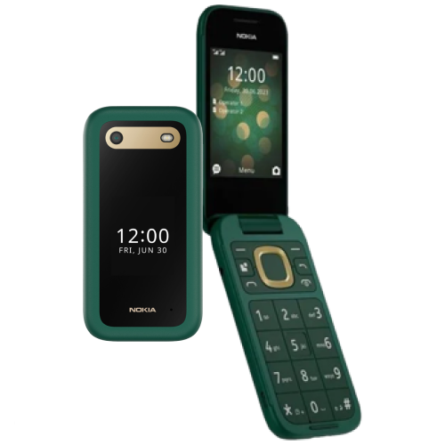 3 stk Nokia 2660 (Pink eller Grøn) (brugte)