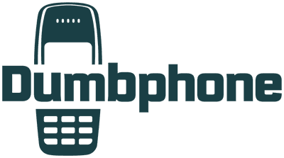 Dumbphone logo — rød