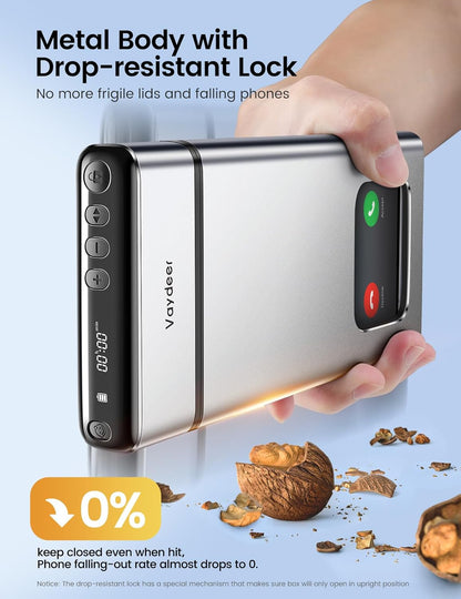 Metal tidsindstillet låseboks