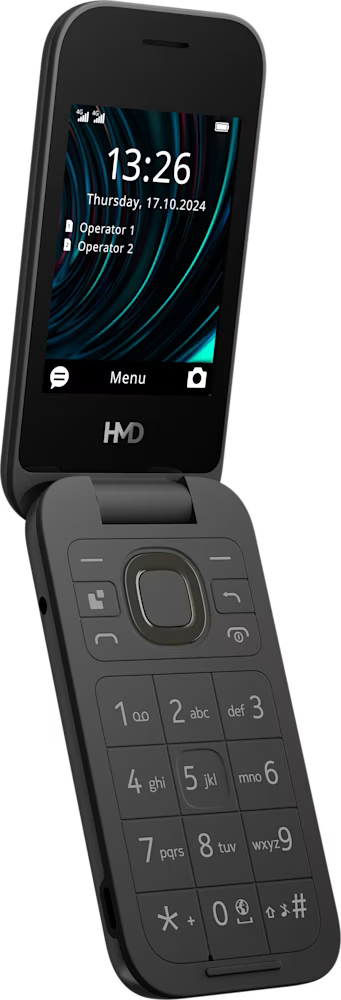 HMD 2660 Flip (sort og pink)
