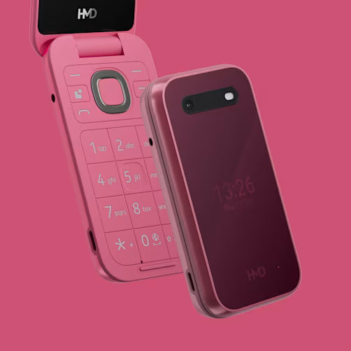 HMD 2660 Flip (sort og pink)