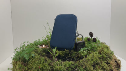 (Perfekt mandelgave eller love/hate gave) Metal tidsindstillet hængelås + Smartphone sleeve